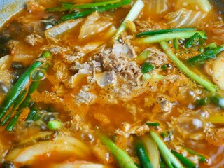 한국음식 참치김치찌개