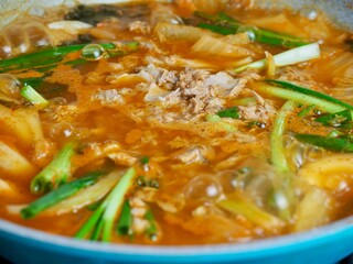 한국음식 참치김치찌개
