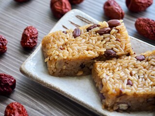 한국전통음식 약밥, 떡