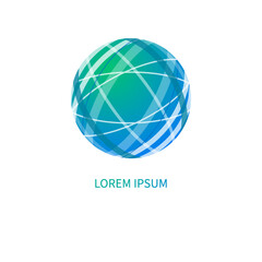 Telecommunications, communications round logo