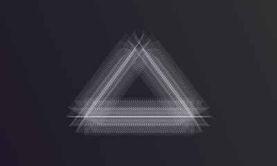 abstract white triangle style background