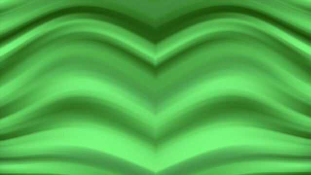 4K looped neon green wavy abstract background. Seamless looping animation. 3840x2160