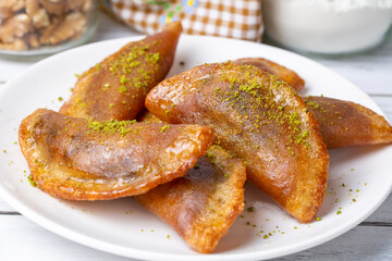 Traditional Turkish Dessert Tas Kadayif