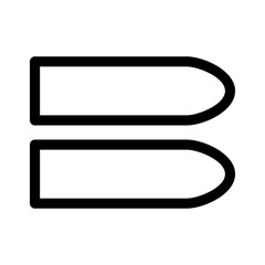 ammo icon or logo isolated sign symbol vector illustration - high quality black style vector icons
