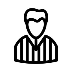 arbitrator icon or logo isolated sign symbol vector illustration - high quality black style vector icons
