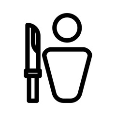 assassination icon or logo isolated sign symbol vector illustration - high quality black style vector icons
