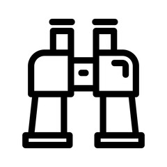 binoculars icon or logo isolated sign symbol vector illustration - high quality black style vector icons
