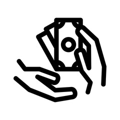 bribery icon or logo isolated sign symbol vector illustration - high quality black style vector icons
