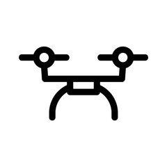 drone icon or logo isolated sign symbol vector illustration - high quality black style vector icons
