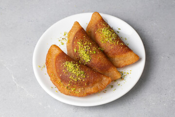 Traditional Turkish Dessert Tas Kadayif