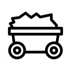 mine icon or logo isolated sign symbol vector illustration - high quality black style vector icons
