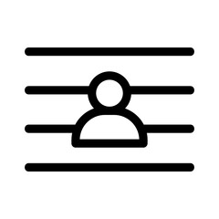 prisoner icon or logo isolated sign symbol vector illustration - high quality black style vector icons
