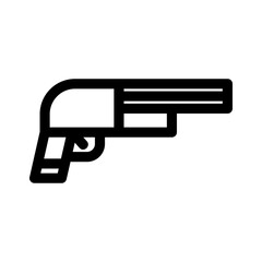shotgun icon or logo isolated sign symbol vector illustration - high quality black style vector icons
