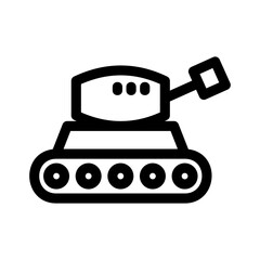 tank icon or logo isolated sign symbol vector illustration - high quality black style vector icons

