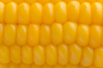 close up of boiled corn