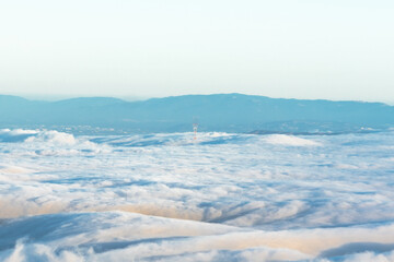 Tower over the cloud