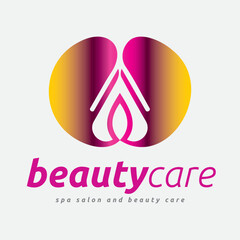 Obraz premium Beauty Care Parlor and Spa Salon Logo Design