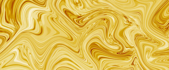 Abstract beautiful gold or orange swirl liquid background, Stylist marble background for abstract modern gold liquid background design with wave pattern in gold liquid luxury marble background.