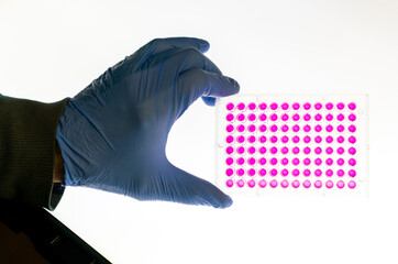 A microplate or microtiter plate or  microwell plate, multiwell  Microplate is a standard tool in...