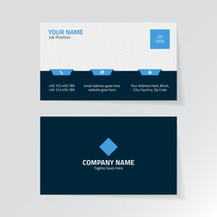 Modern Clean Professional Business Card Design Unique Visiting Card Template