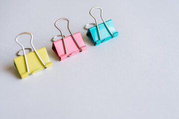 Colored Binder Clips