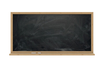 blackboard front view wood frame school