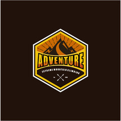Adventure emblem logo