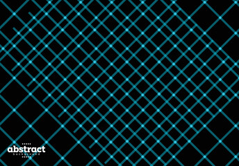 cyberpunk grid line in neon blue chessbord pattern technology Data comunication theme background for poster banner website brochure template product presentation package design vector eps.