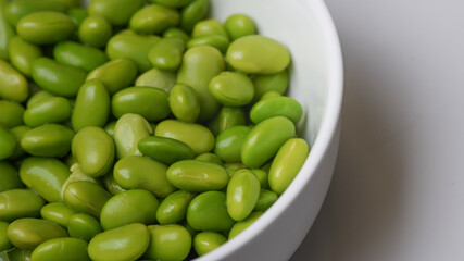 A bowl of Ready to Eat Edamame 