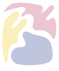 Abstract Shapes Pastel Background 