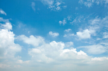 blue sky with clouds