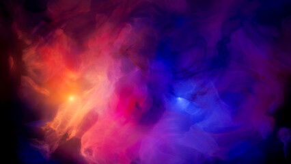 Fototapeta premium 3D Rendering of Dust and Cloud Interstellar in a Universe