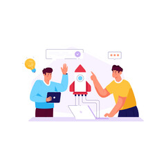 Time management flat illustration is ready for premium use  