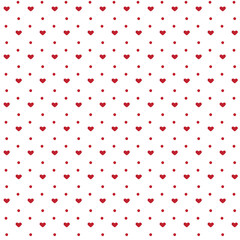 Heart shape on seamless pattern, wedding invitation design date love pattern