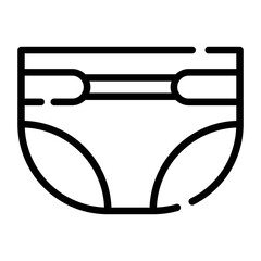 A�diaper�is a piece of soft towel 