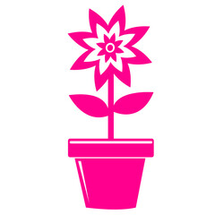 Flower icon flora sign symbol design