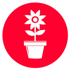 Flower icon flora sign symbol design