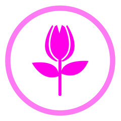 Flower icon flora sign symbol design