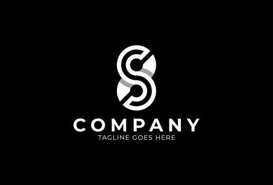 Letter S8 or 8S logo design inspiration