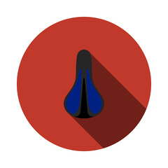 Fototapeta premium Bike Seat Icon Top View