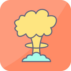 Unique Bomb Blast Vector Icon