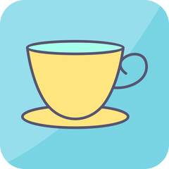 Tea Cup Vector Icon