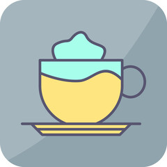 Latte Vector Icon