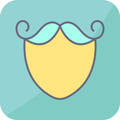 Beard and Moustache Icon