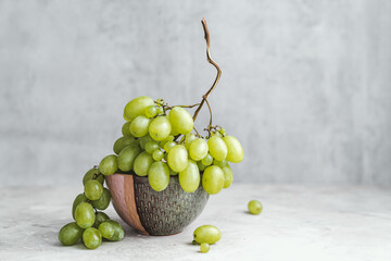 grapes in a basket