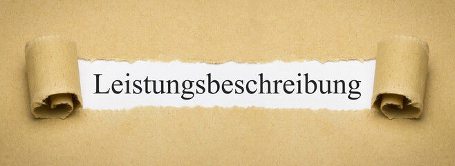 Leistungsbeschreibung