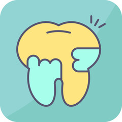 Toothache And Plaque Icon