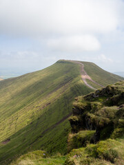 Wales mountain views on a sunny day