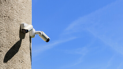 kamery monitoringu miejskiego - obrazy, fototapety, plakaty