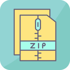 Zip File Icon